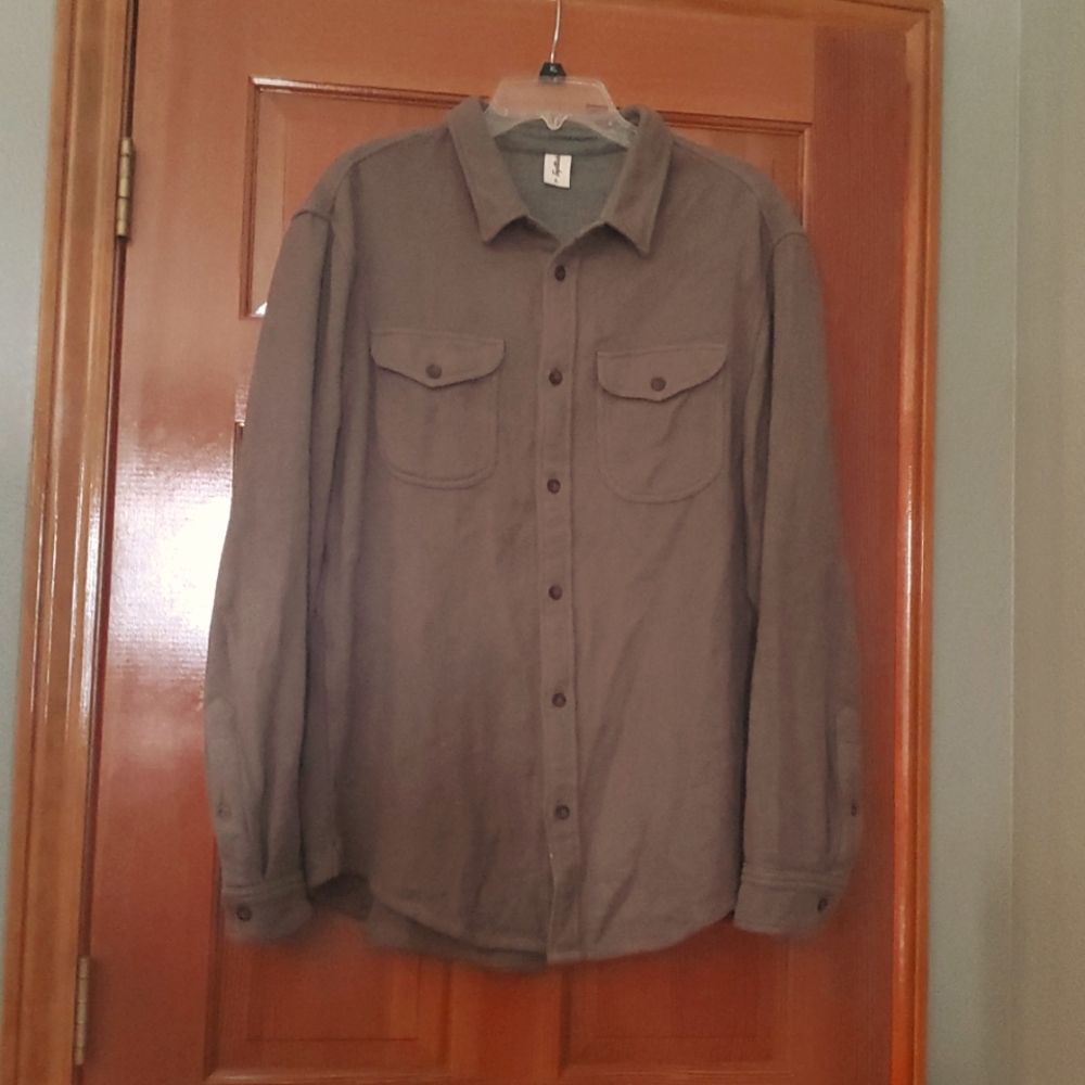 Fayettechill Womens Orca Flannel Heavy Weight Button Up Shirt Size Large - Picture 4 of 9